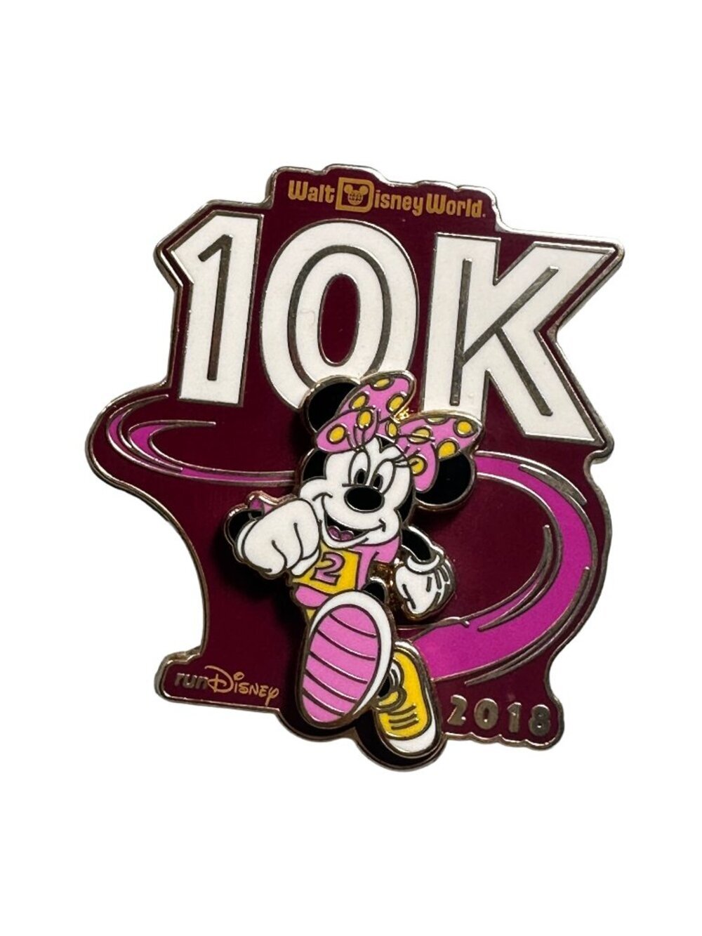 Disney Minnie Mouse Trading Pin 10K 2018 Lapel Pin Brooch Badge Accessories Gift